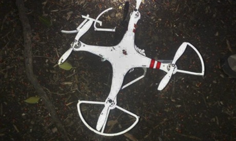 quad copter white house