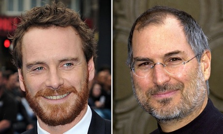 Michael Fassbender and Steve Jobs