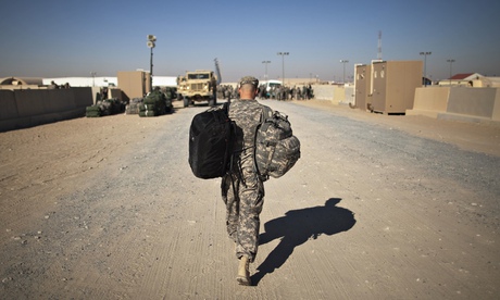 US solder begins trip home from Iraq