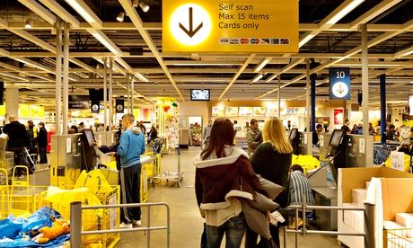 Ikea checkouts