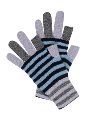 Striped gloves, Scotland Shop