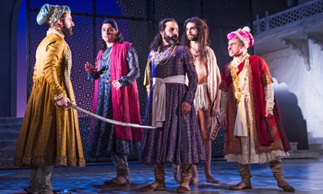 Sargon Yelda (Aurangzeb), Chook Sibtain (Itbar), Zubin Varla (Dara), Scott Karim (Faqir) and Vincent Edrahim (Emperor Shah Jahan).