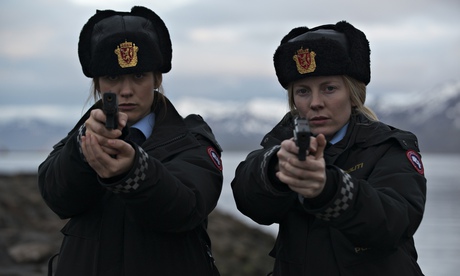 Chilling … Mia Jexen as PC Ingrid and Alexandra Moen as PC Petra in Fortitude. Photograph: Amanda Se