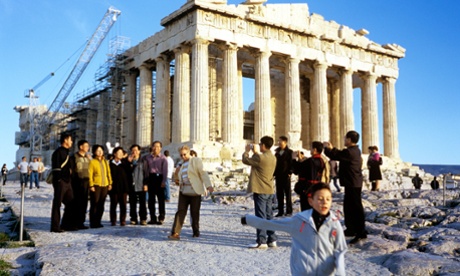 Parthenon on the Acropolis in Athens