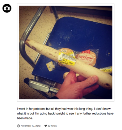 Mysterious long vegetable