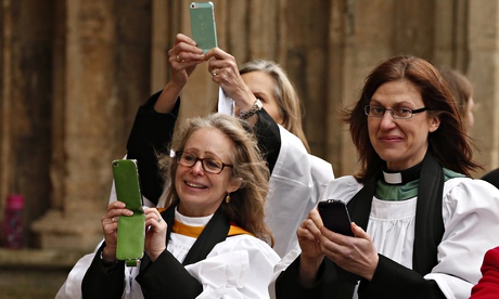 Women priests at the inauguration of Bishop Libby Lane
