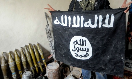 isis flag kobani