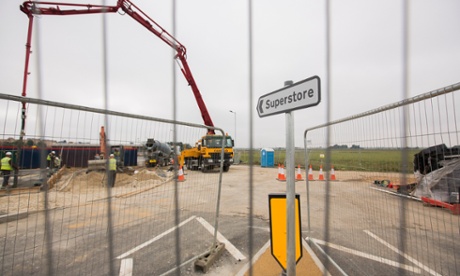 The mothballed, now abandoned Tesco branch at Chatteris, near Ely in Cambridgeshire.