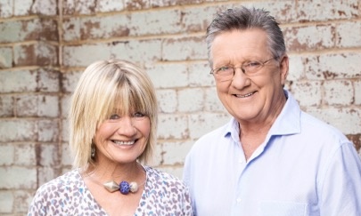 Margaret Pomeranz with her new co-host, Graeme Blundell