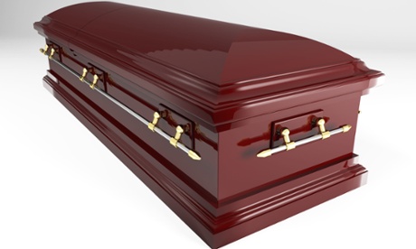 A coffin