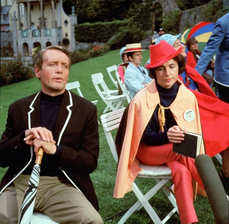 Patrick McGoohan and Virginia Maskel in The Prisoner.