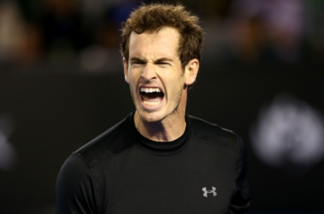 Murray celebrates.