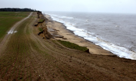 Covehithe beach in Suffolk