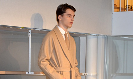 A model during the A.P.C. presentation