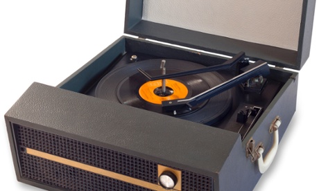 Sounds of the 70s … a portable record player.