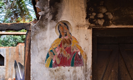 Jesus Christ mural in India
