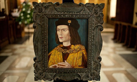 Approaching the final act? A portrait of Richard III inside Leicester Cathedral.