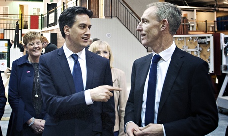 Ed Miliband with Scottish Labour leader Jim Murphy in Glasgow