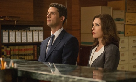 Alicia Florrick and Finn Polmar in The Good Wife