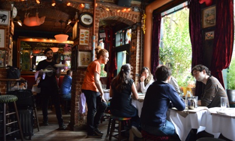 Diners at The Spotted Pig, which Bloomfield opened in 2004 in Manhattan.