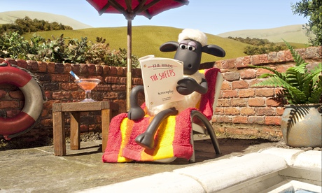 Shaun the Sheep: ready for a dip.