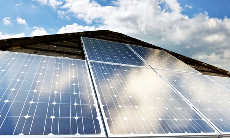 Solar Photovoltaic cells on a domestic house