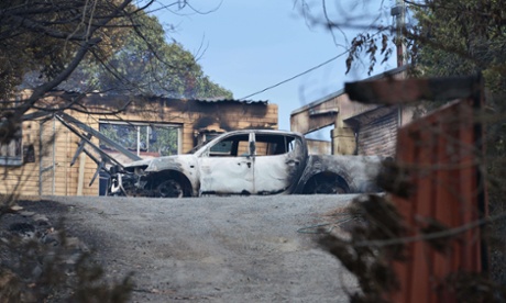 The Tea Tree Gully Boarding Kennels and Cattery, where dozens of pets perished during bushfires, in the Adelaide Hills on January 3, 2015.