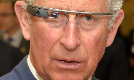prince charles wearing google glass