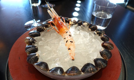 Noma's prawn with ants.