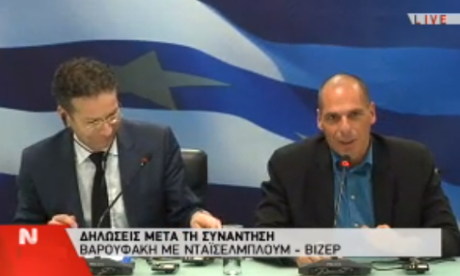 Dijsselbloem and Varoufakis press conference