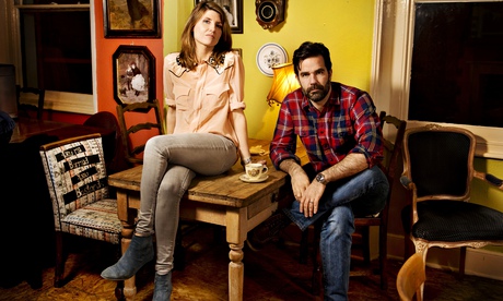 Sharon Horgan and Rob Delaney who have made the Channel 4 comedy Catastrophe together.  