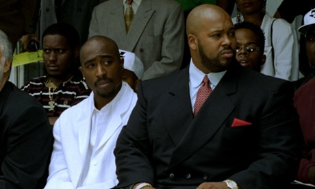 Knight and Tupac a few months before Shakur was killed.