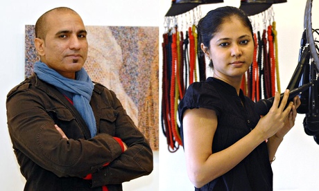 Rashid Rana and Shilpa Gupta
