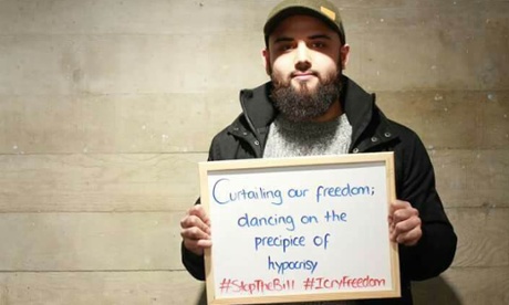 Campaign image from Fosis, the student body representing Muslim students in the UK