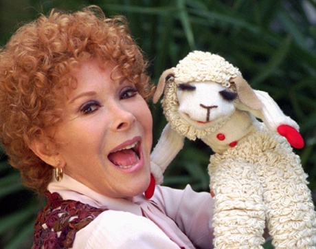 Shari Lewis with Lamb Chop.
