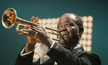 Louis Armstrong performs in New York in 1967, the year before he appeared on Roy Plomley’s BBC show Desert Island Discs