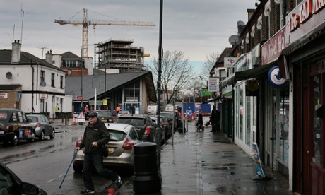 The luxury Abbey Towers housing development under construction in Abbey Wood, south-east London