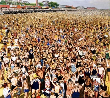 Weegee 1940, by Red Grooms