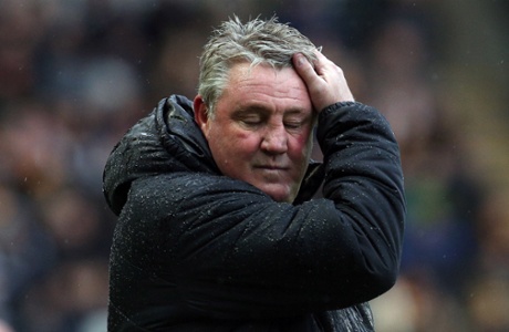 A miserable afternoon for Steve Bruce.
