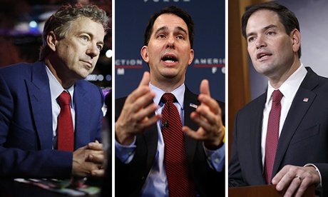 Rand Paul, Scott Walker, Marco Rubio