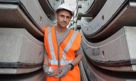 Rocking the construction worker look.