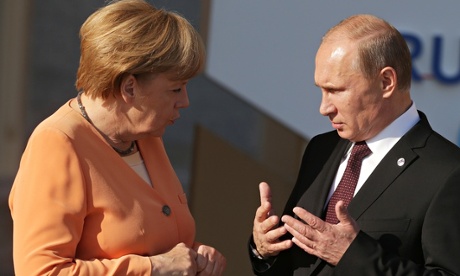 Merkel and Putin