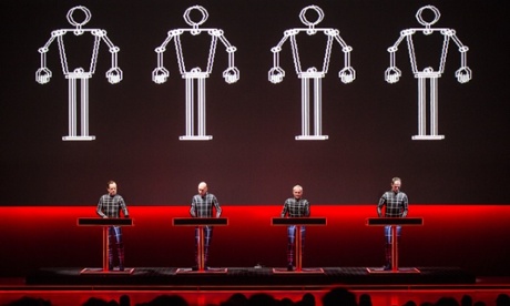 Kraftwerk playing at Tate Modern in London.