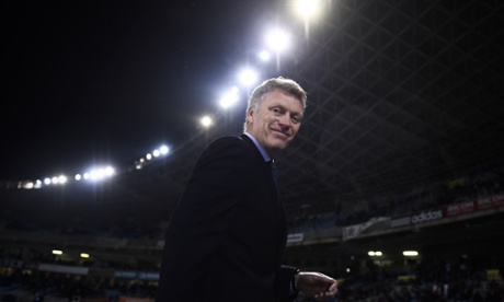 The Real Sociedad coach David Moyes helped steer his club to victory over Barcelona.