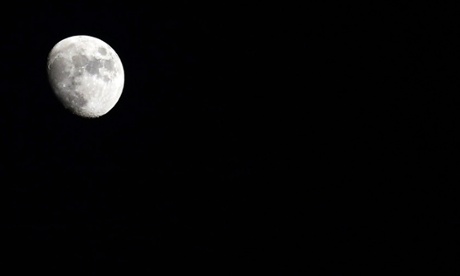 Moon seen from southern France