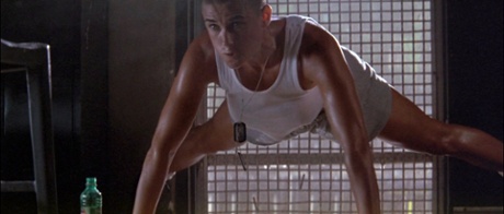 Demi Moore GI Jane film still workouts