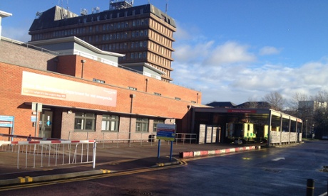 Gloucestershire Royal Infirmary today.