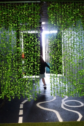 Nansloe school time tunnel entrance