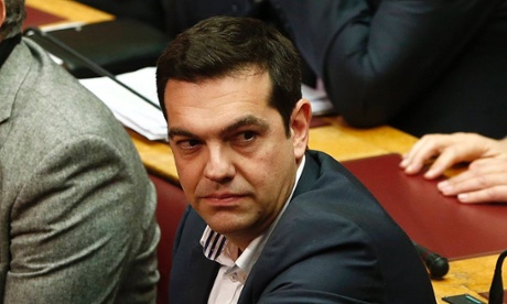 Alexis Tsipras, opposition leader and head of radical leftist Syriza party.