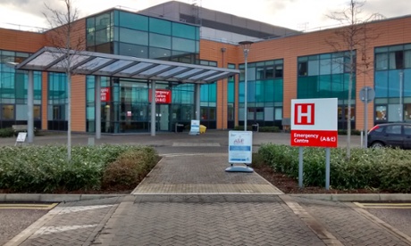 Peterborough City hospital A&E today.